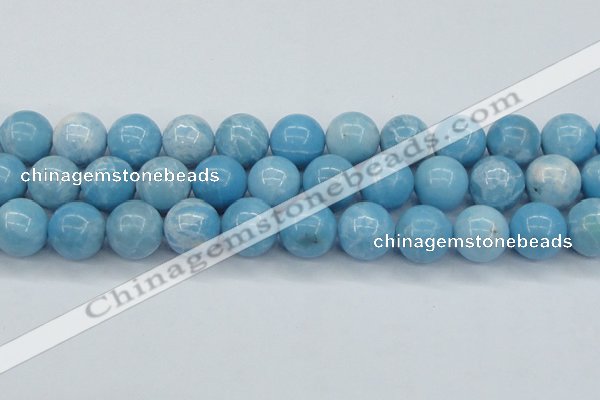 CLR606 15.5 inches 16mm round imitation larimar beads wholesale