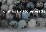 CLR62 15.5 inches 8mm round natural larimar gemstone beads