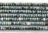CLR627 15.5 inches 5*8mm rondelle larimar gemstone beads