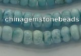 CLR78 15.5 inches 4*6mm rondelle natural larimar gemstone beads