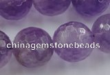 CLS153 15.5 inches 20mm faceted round lavender amethyst beads