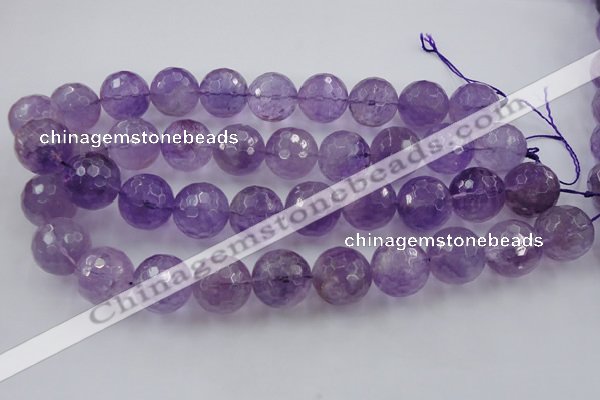 CLS153 15.5 inches 20mm faceted round lavender amethyst beads