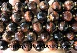 CLS424 15 inches 16mm faceted round red tiger eye gemstone beads