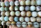 CLS641 15 inches 16mm round colorful amazonite beads wholesale
