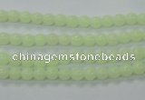 CLU01 15.5 inches 4mm round luminous stone beads wholesale