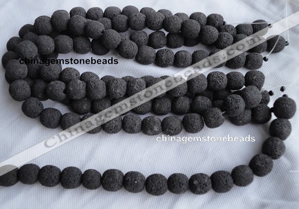 CLV01 14 inches 14*15mm roundel natural lava beads wholesale