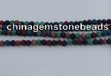 CLV521 15.5 inches 6mm round mixed lava beads wholesale