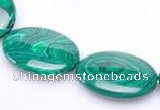 CMA04 flat oval 18*25mm imitate malachite beads Wholesale