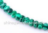 CMA15 4*6mm roundel imitate malachite gemstone beads Wholesale