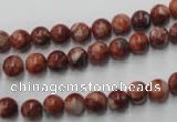 CMA201 15.5 inches 6mm round red malachite beads wholesale