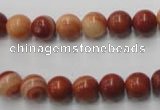 CMA202 15.5 inches 8mm round red malachite beads wholesale