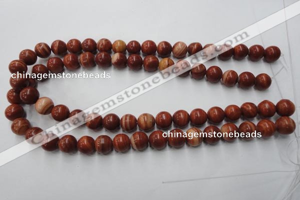 CMA204 15.5 inches 12mm round red malachite beads wholesale