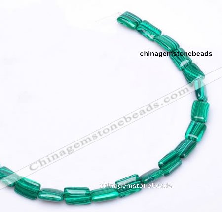 CMA22 10*14mm rectangle imitate malachite beads Wholesale