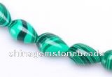 CMA30 8*12mm teardrop imitate malachite beads wholesale