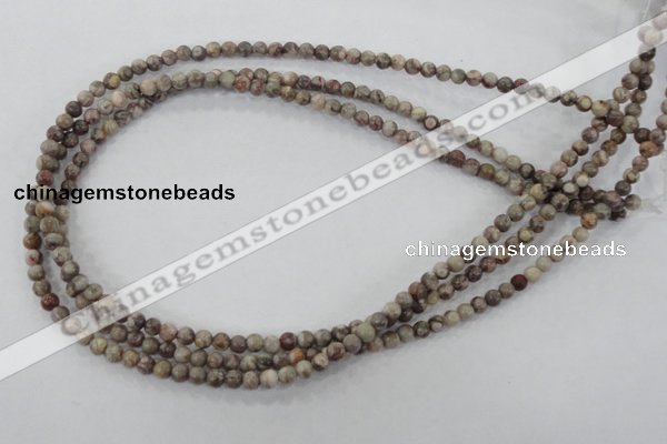 CMB01 15.5 inches 4mm round natural medical stone beads wholesale