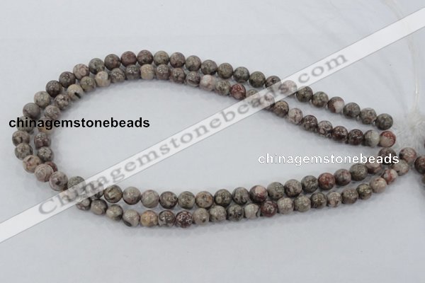 CMB03 15.5 inches 8mm round natural medical stone beads wholesale