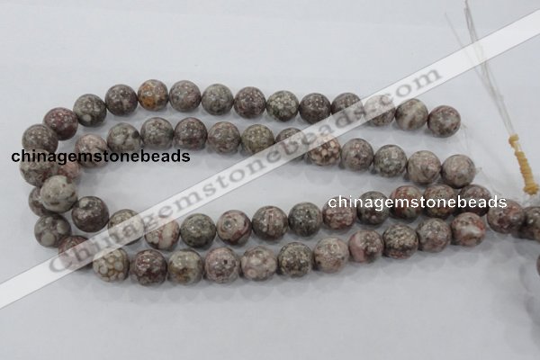 CMB06 15.5 inches 14mm round natural medical stone beads wholesale