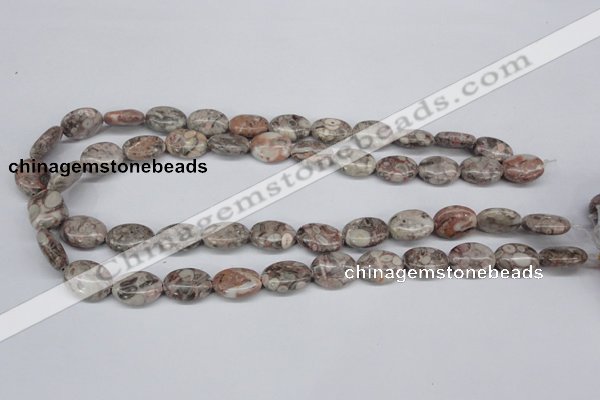 CMB16 15.5 inches 12*16mm oval natural medical stone beads