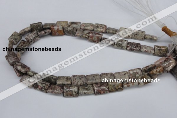 CMB26 15.5 inches 12*16mm rectangle natural medical stone beads