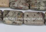 CMB27 15.5 inches 18*25mm rectangle natural medical stone beads