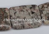 CMB29 15.5 inches 30*40mm rectangle natural medical stone beads