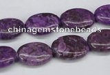 CMB36 15.5 inches 13*18mm oval dyed natural medical stone beads