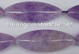 CME06 15.5 inches 15*40mm marquise lavender amethyst beads