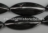 CME09 15.5 inches 15*40mm marquise hematite gemstone beads