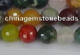 CME102 15.5 inches 8mm faceted round mixed gemstone beads