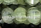 CME206 15.5 inches 7*9mm - 8*10mm pumpkin prehnite beads