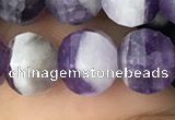 CME209 15.5 inches 7*9mm - 8*10mm pumpkin dogtooth amethyst beads