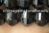 CME214 15.5 inches 7*9mm - 8*10mm pumpkin garnet beads