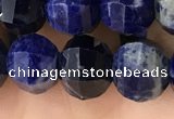 CME216 15.5 inches 7*9mm - 8*10mm pumpkin sodalite beads