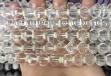 CME300 15.5 inches 8*11mm - 9*12mm pumpkin white crystal beads