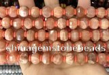 CME304 15.5 inches 8*11mm - 9*12mm pumpkin moonstone beads