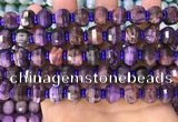 CME307 15.5 inches 8*11mm - 9*12mm pumpkin tiger eye beads