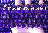 CME317 15.5 inches 8*10mm pumpkin amethyst gemstone beads