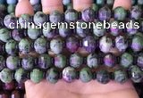 CME329 15.5 inches 9*11mm - 10*12mm pumpkin ruby zoisite beads