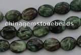 CME35 15.5 inches 8*10mm oval emerald gemstone beads