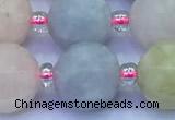 CME363 15 inches 10mm pumpkin morganite beads