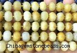 CME404 15 inches 8*12mm pumpkin yellow aventurine jade beads wholesale