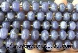 CME405 15 inches 8*12mm pumpkin purple aventurine jade beads wholesale