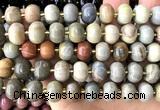 CME426 15 inches 8*12mm pumpkin American picture jasper beads