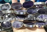 CME501 12 inches 18*28mm - 20*30mm oval amethyst beads