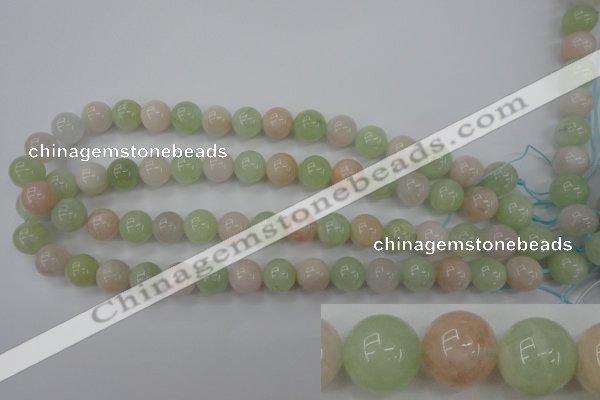 CMG104 15.5 inches 12mm round natural morganite beads wholesale