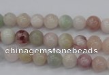 CMG111 15.5 inches 6mm round natural morganite beads wholesale