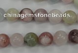 CMG113 15.5 inches 10mm round natural morganite beads wholesale