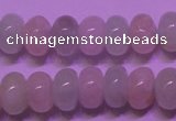 CMG131 15 inches 5*8mm rondelle natural morganite beads wholesale