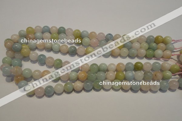 CMG14 15.5 inches 10mm round A grade natural morganite beads