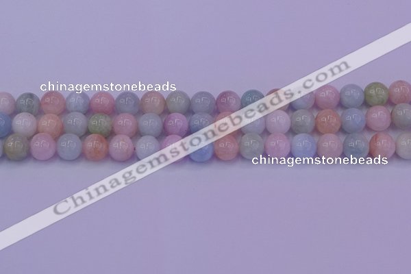 CMG142 15.5 inches 8mm round natural morganite gemstone beads